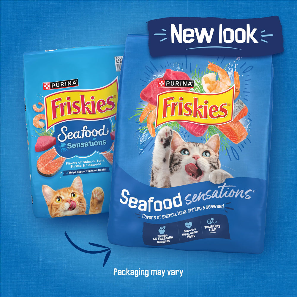 Friskies Sensaciones mariscos con atún, sabor irresistible