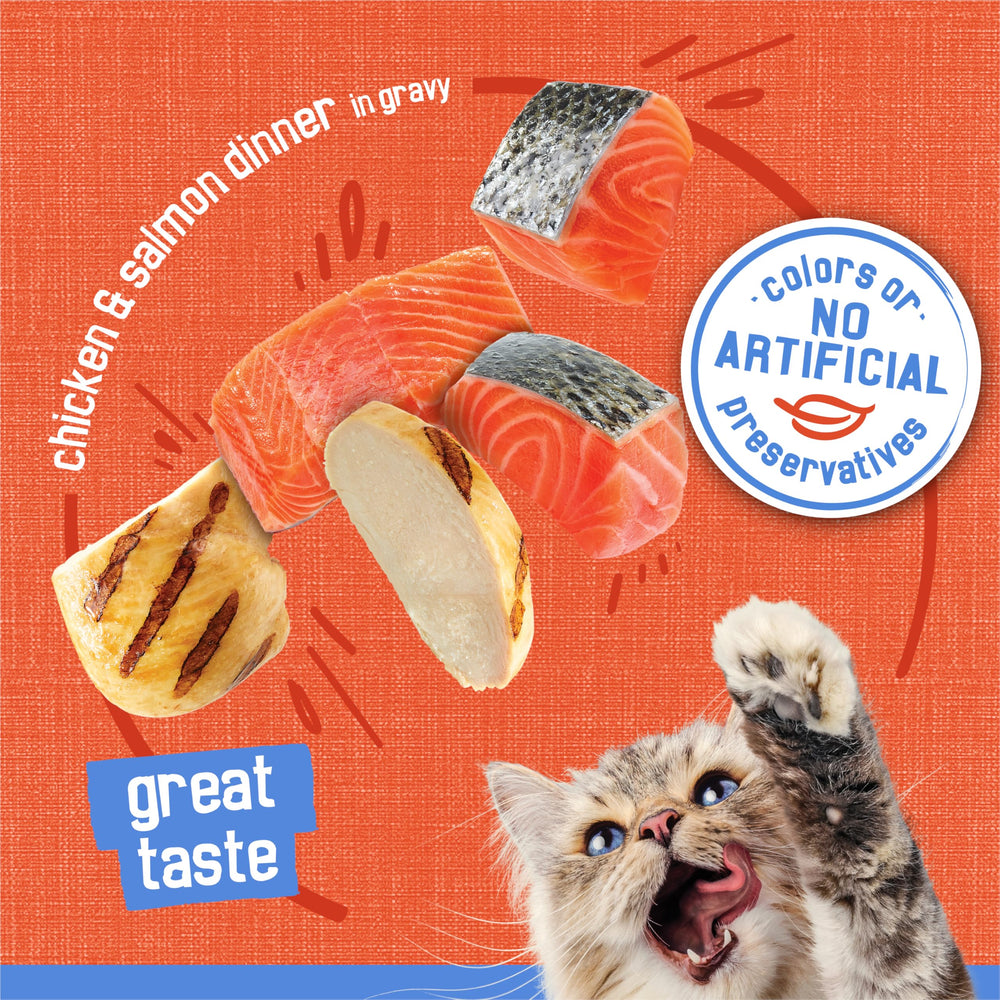 Friskies Shreds aroma tentador guía al plato con mayor apetito.