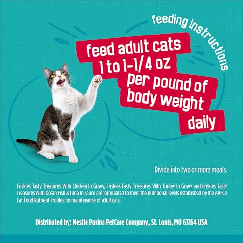Friskies Tasty Treasures aroma tentador, invita al plato.