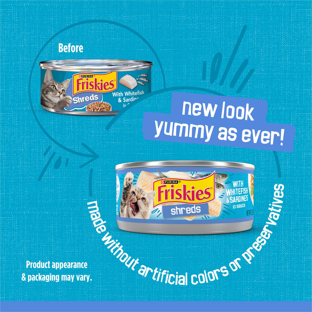 Friskies tiras tiernas en salsa, textura atractiva para comer