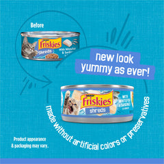 Friskies tiras tiernas en salsa, textura atractiva para comer