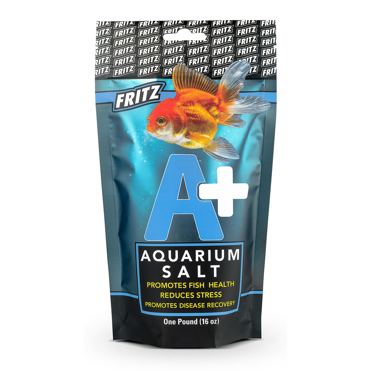 Fritz Aquatics A+ Salt, presentación de bote para dosificación estable.