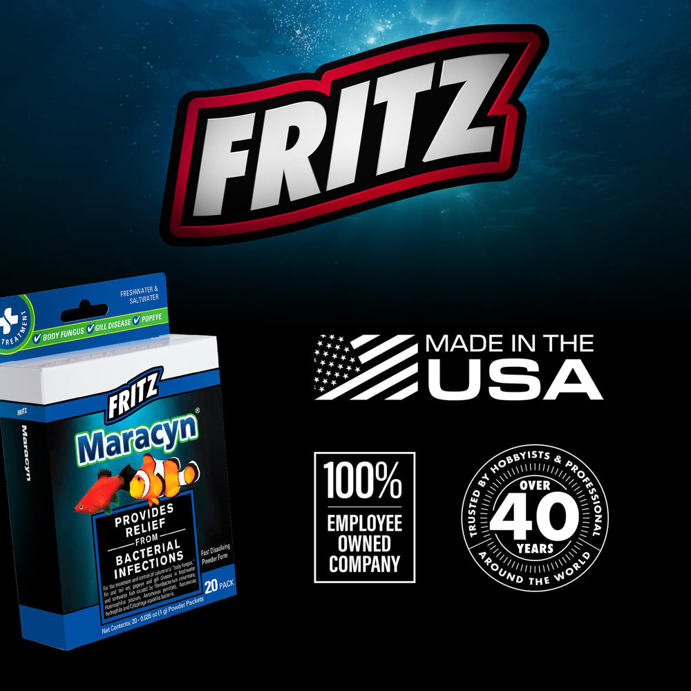 Maracyn Fritz Aquatics, solución para ayudar a controlar bacterias en acuarios.