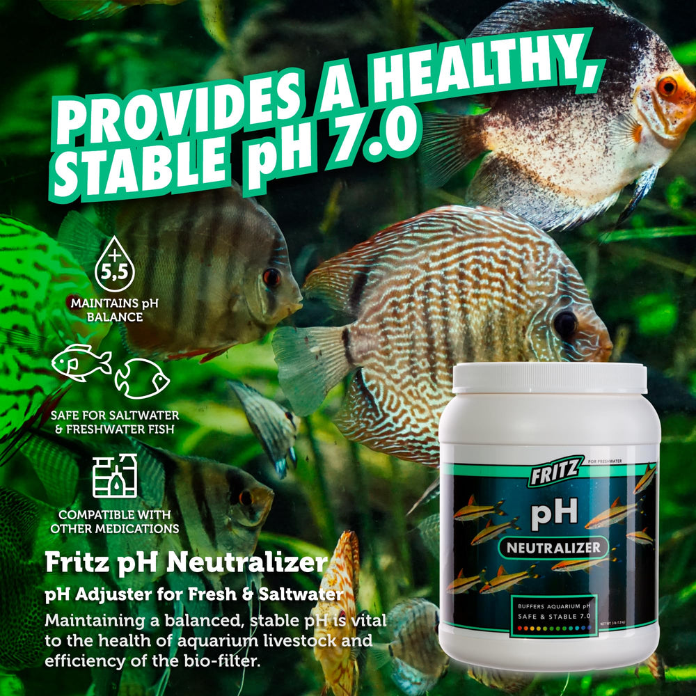 Fritz Aquatics Neutralizador de pH, para agua salada y equilibrio biológico