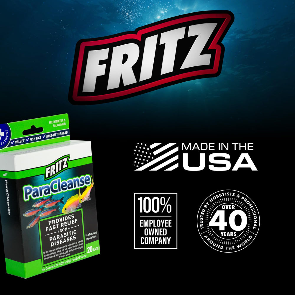 Fritz Aquatics ParaCleanse: indicaciones específicas para parásitos en peces