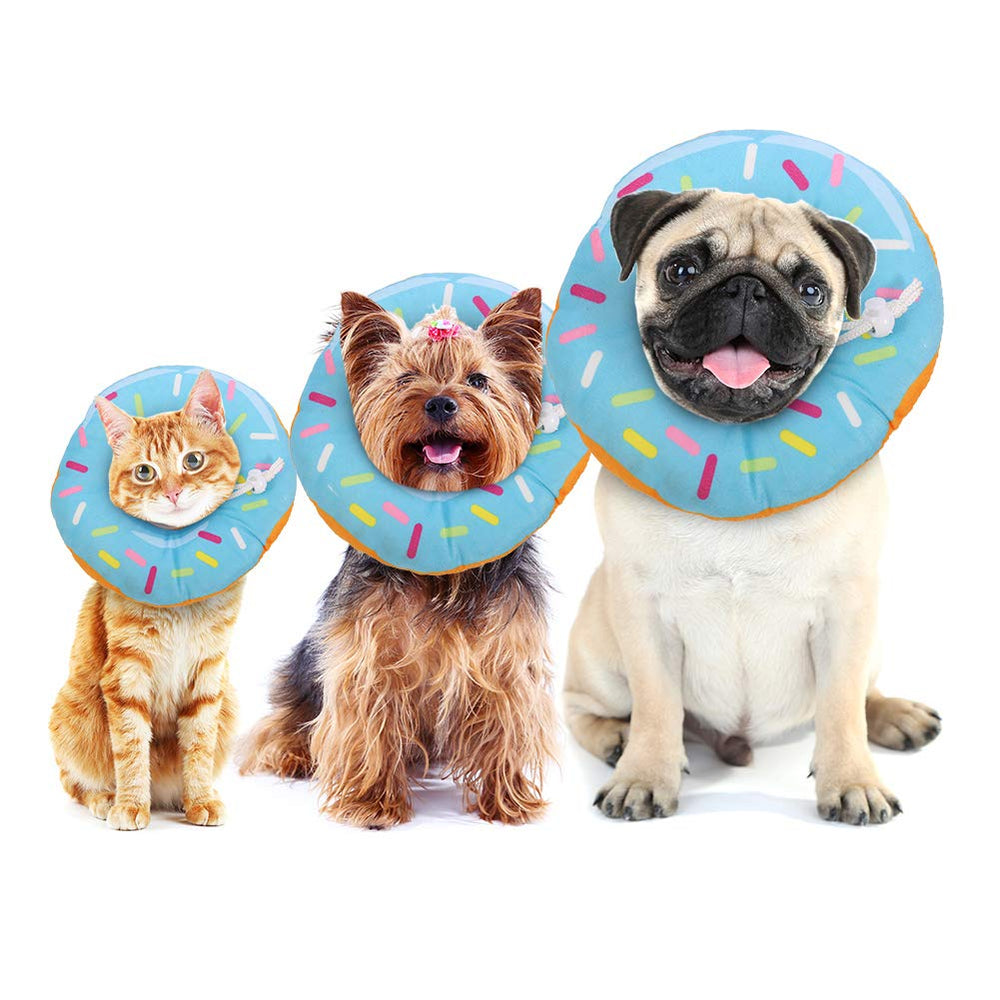Friusate collar diseño adorable rosquilla ideal para gatitos