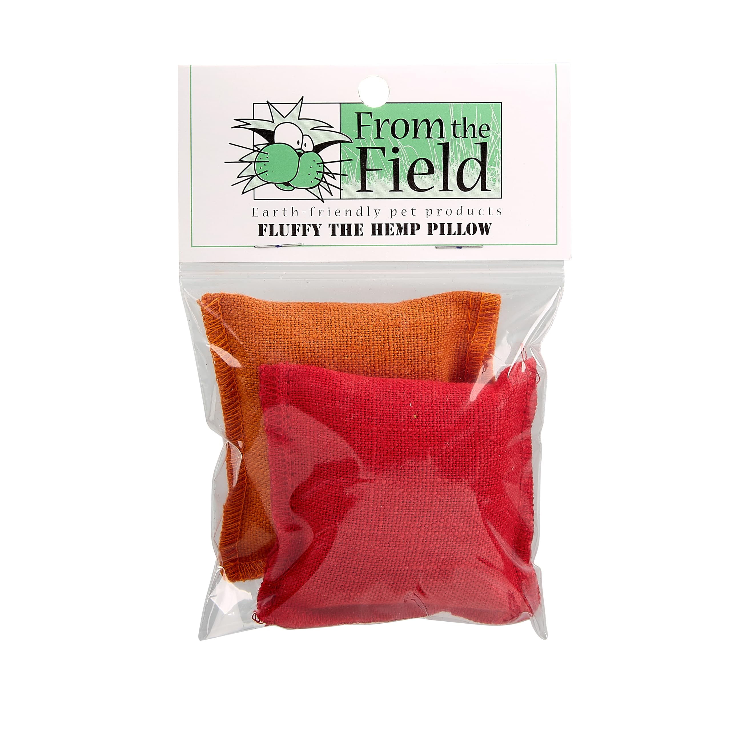 La marca From The Field presenta cojines de cáñamo con hierba gatera para juego seguro y estimulante.