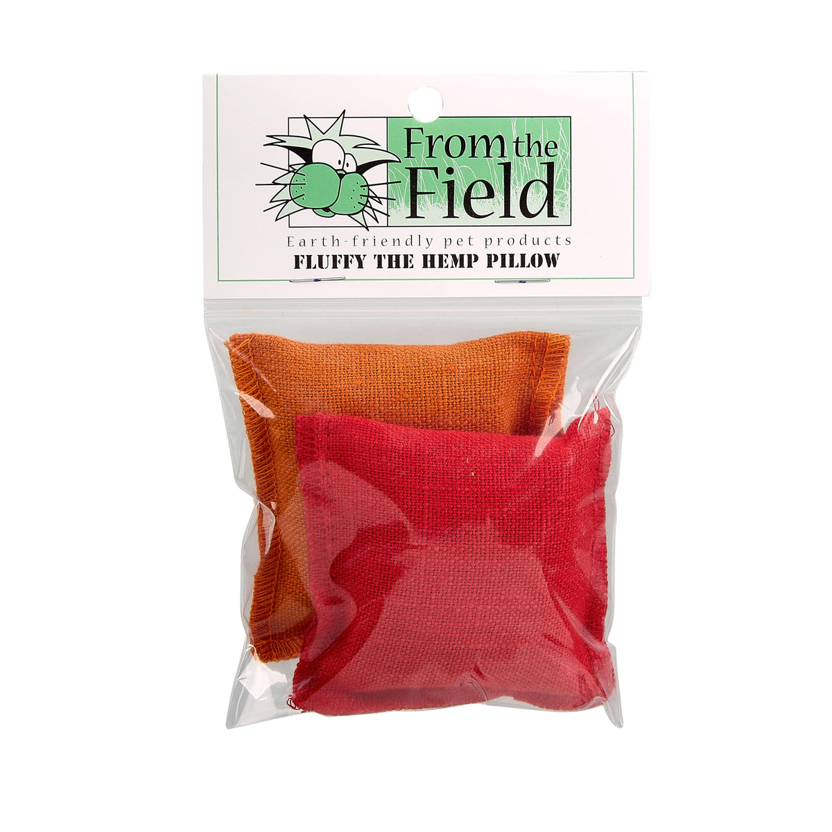 La marca From The Field presenta cojines de cáñamo con hierba gatera para juego seguro y estimulante.