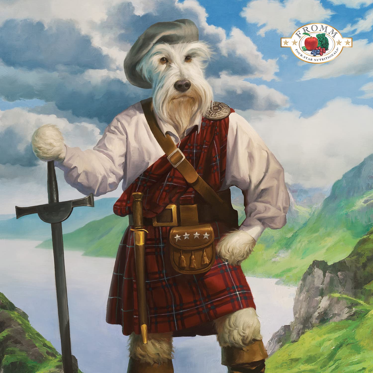 Fromm Highlander, ingredientes con frutas y verduras; aporta fibra y vitaminas