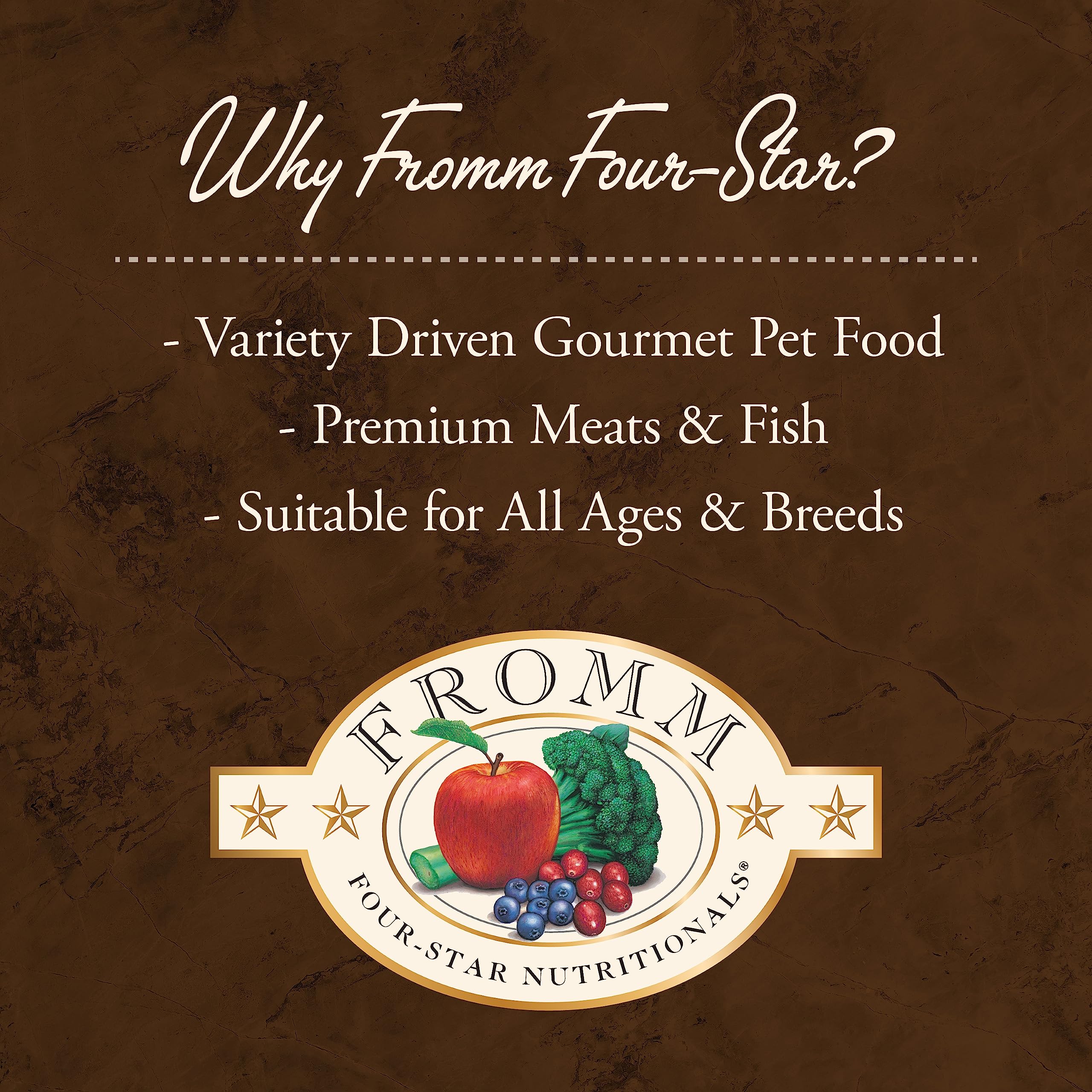 Fromm Four-Star Salmon Tunachovy, mezcla de probióticos para soporte digestivo.