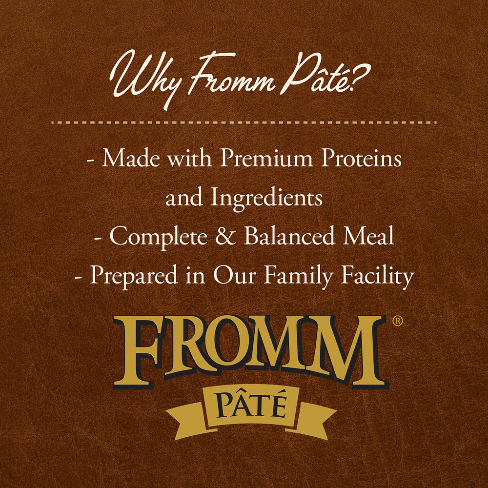 Fromm Pate - etiqueta de calidad y origen familiar.