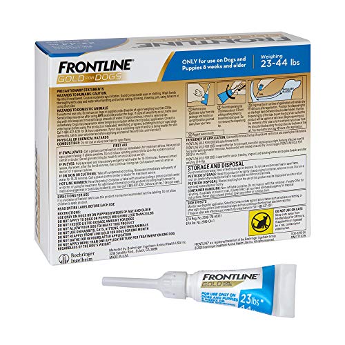 Fórmula impermeable de FRONTLINE Gold para uso prolongado