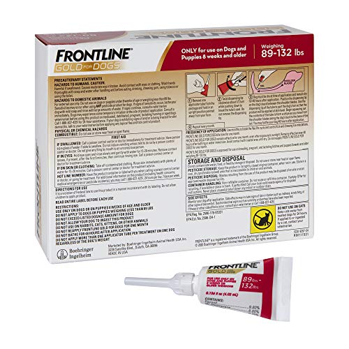 Frontline Gold para perro XL protección de 30 días en la piel del animal