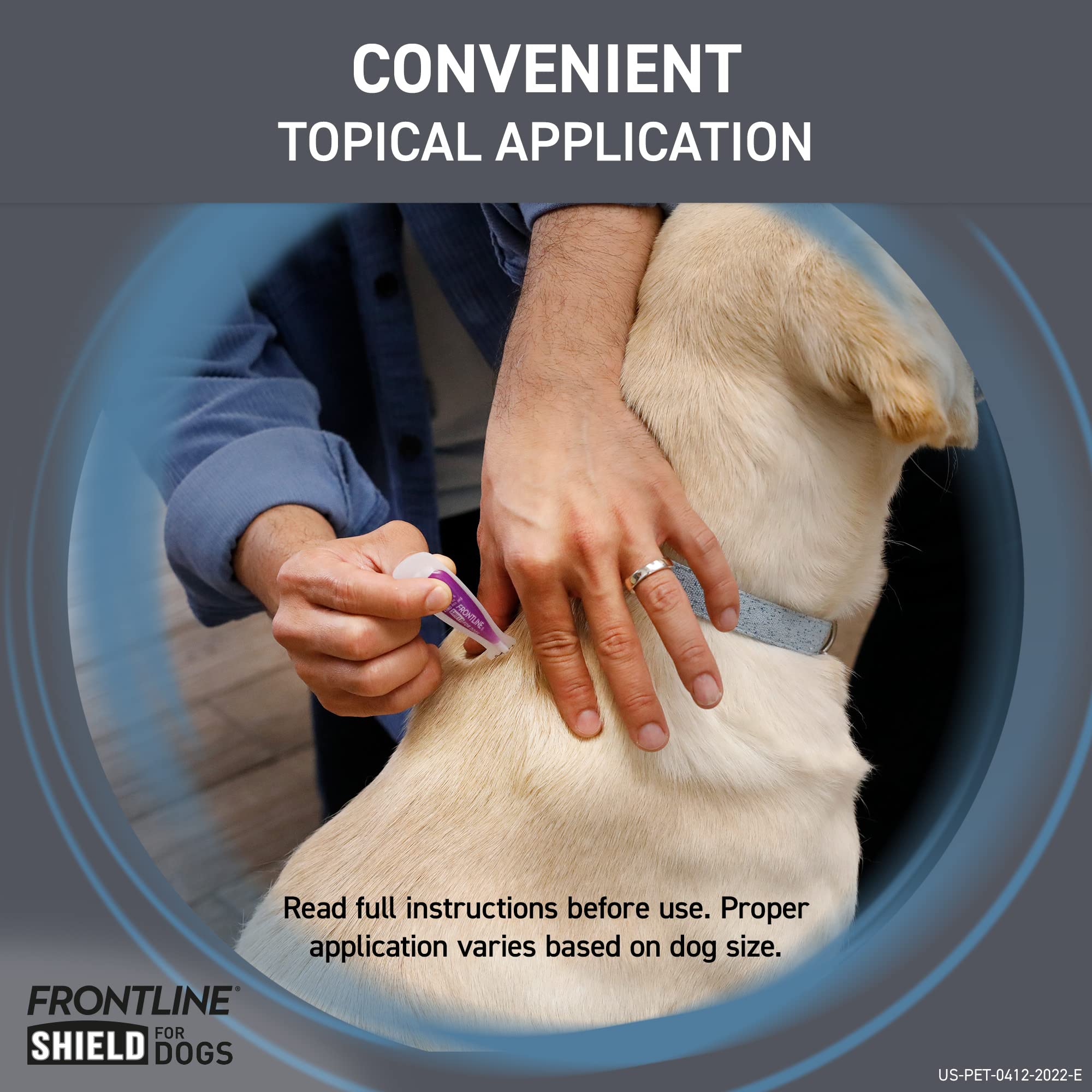FRONTLINE Shield para perro XL en casa, uso diario cómodo