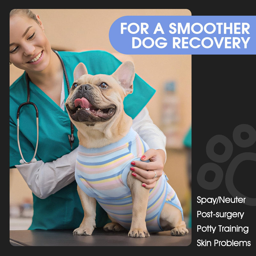 FUAMEY traje quirúrgico para perro, alternativa suave al collar para lamidos.