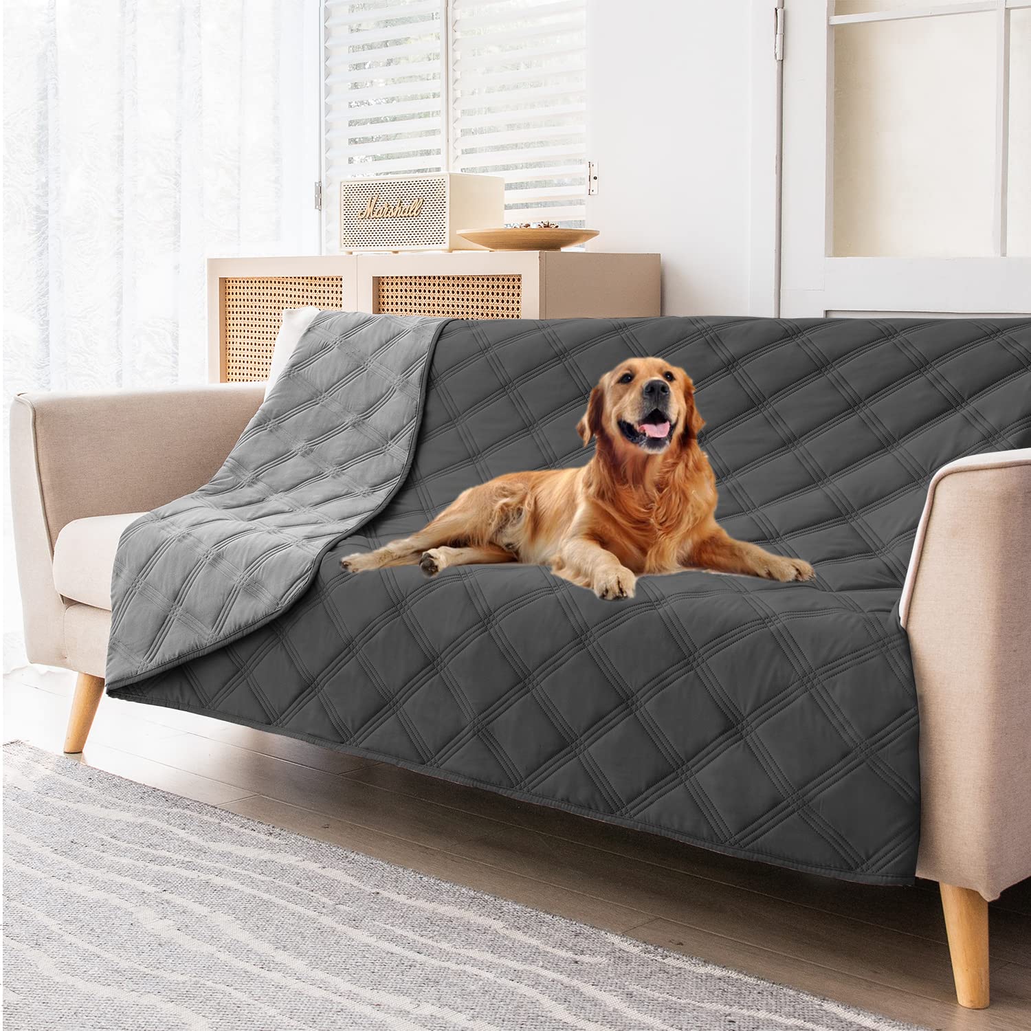 Fuguitex protege muebles de pelo y derrames en casa.