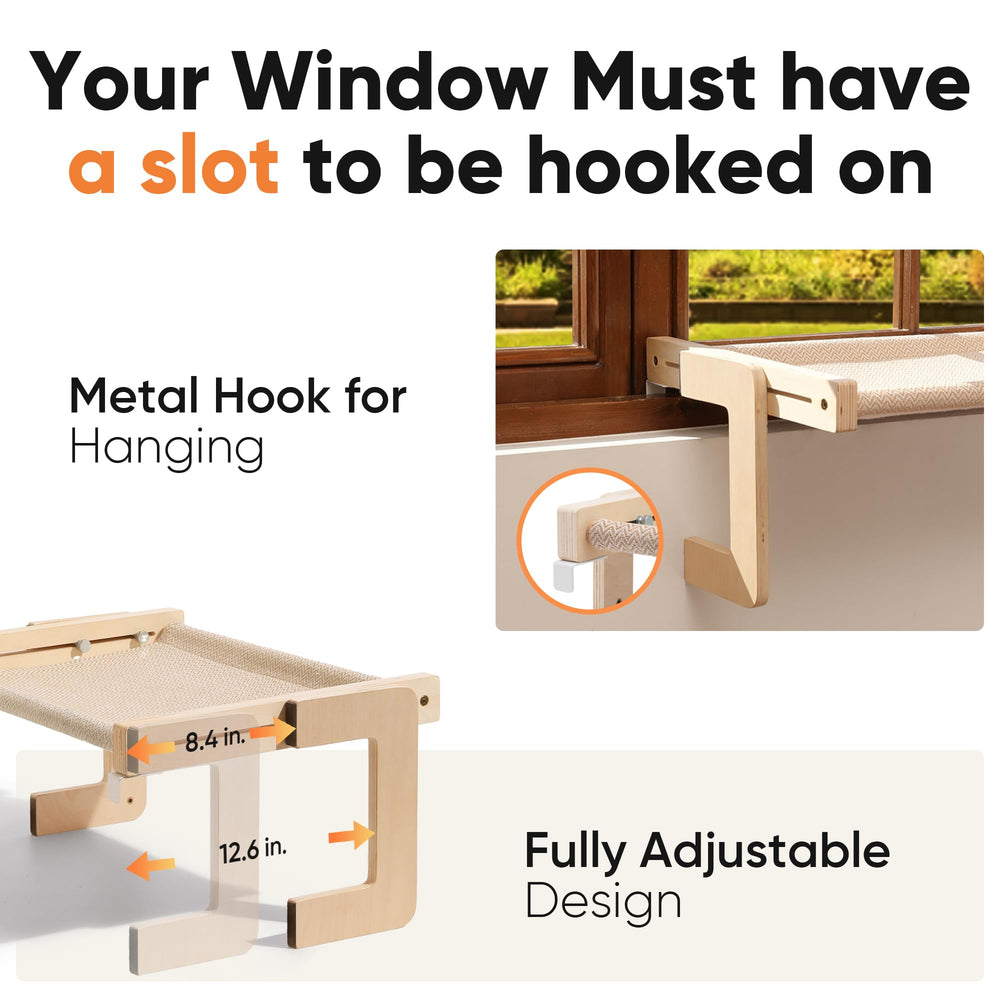 FUKUMARU bracket ajustable para ventanas profundas hasta 9-6 pulgadas