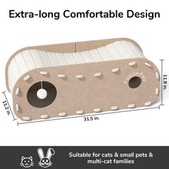 FUKUMARU cama-gato-plataforma-doble-niveles para observación