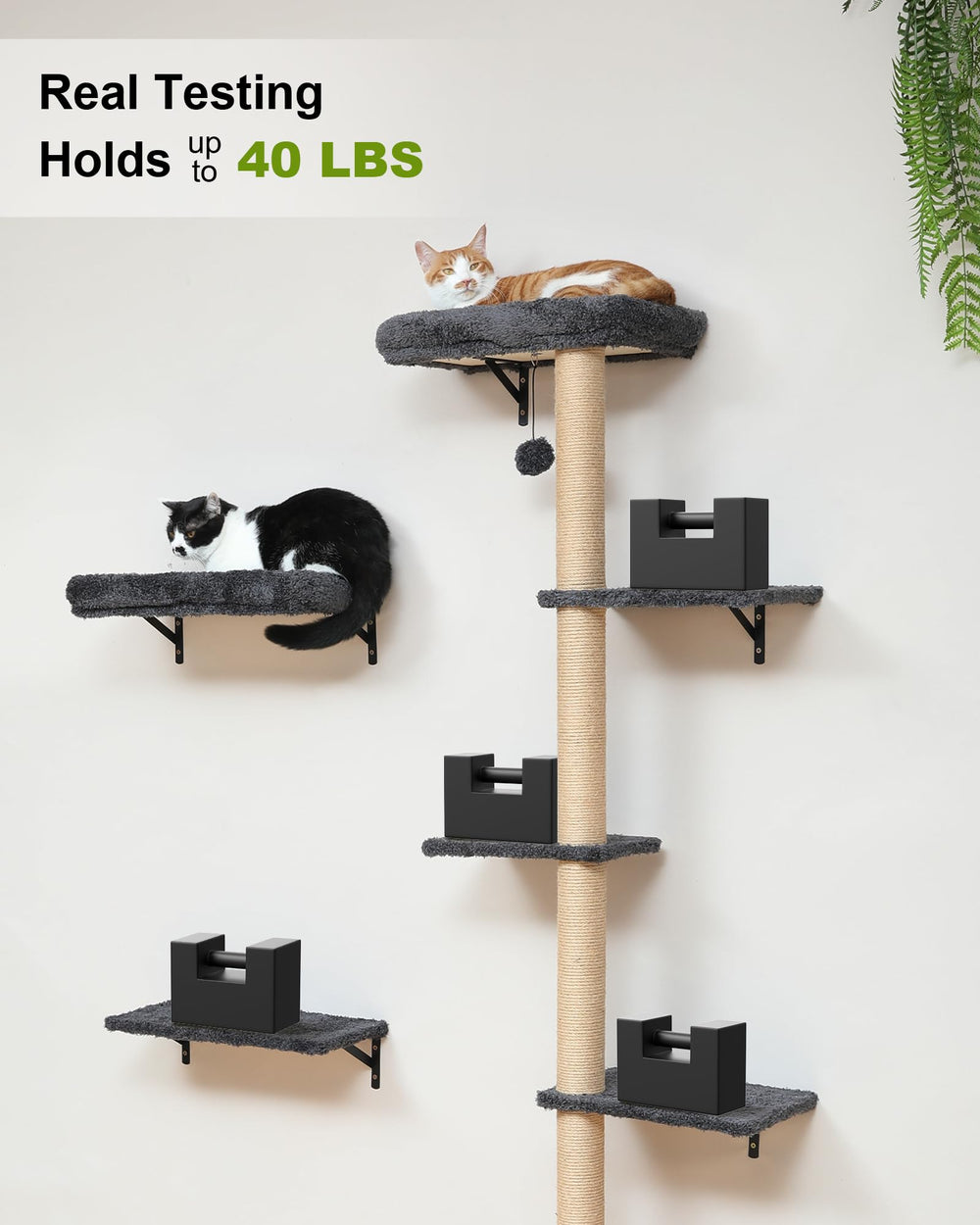 FUKUMARU decoracion-hogar-estilo-natural añade estilo y privacidad para gatos.