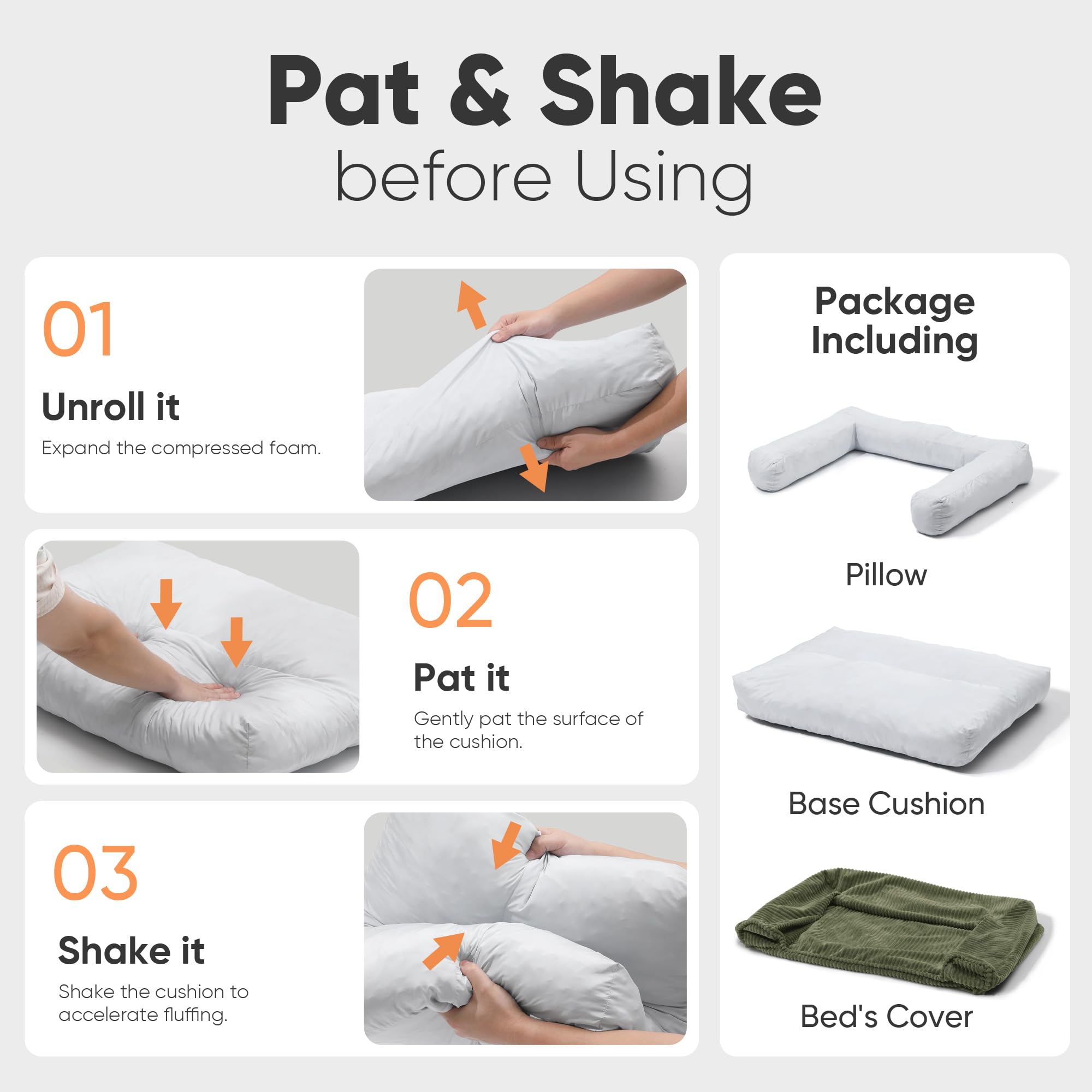 Diseño impermeable TPU protege el interior de la cama.