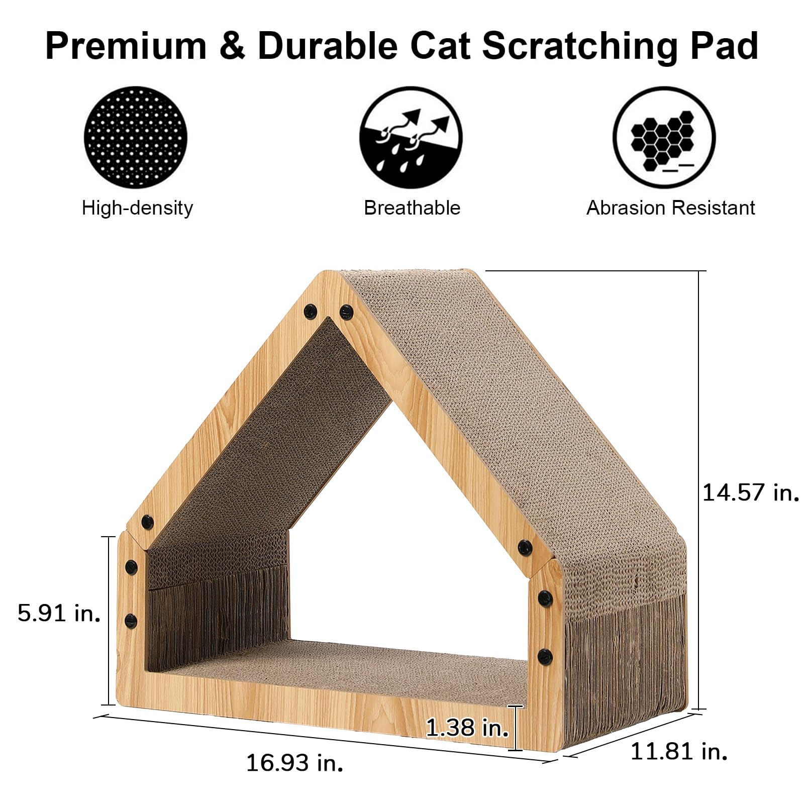 Túnel rasca FUKUMARU para gatos, ideal para juego en grupo.