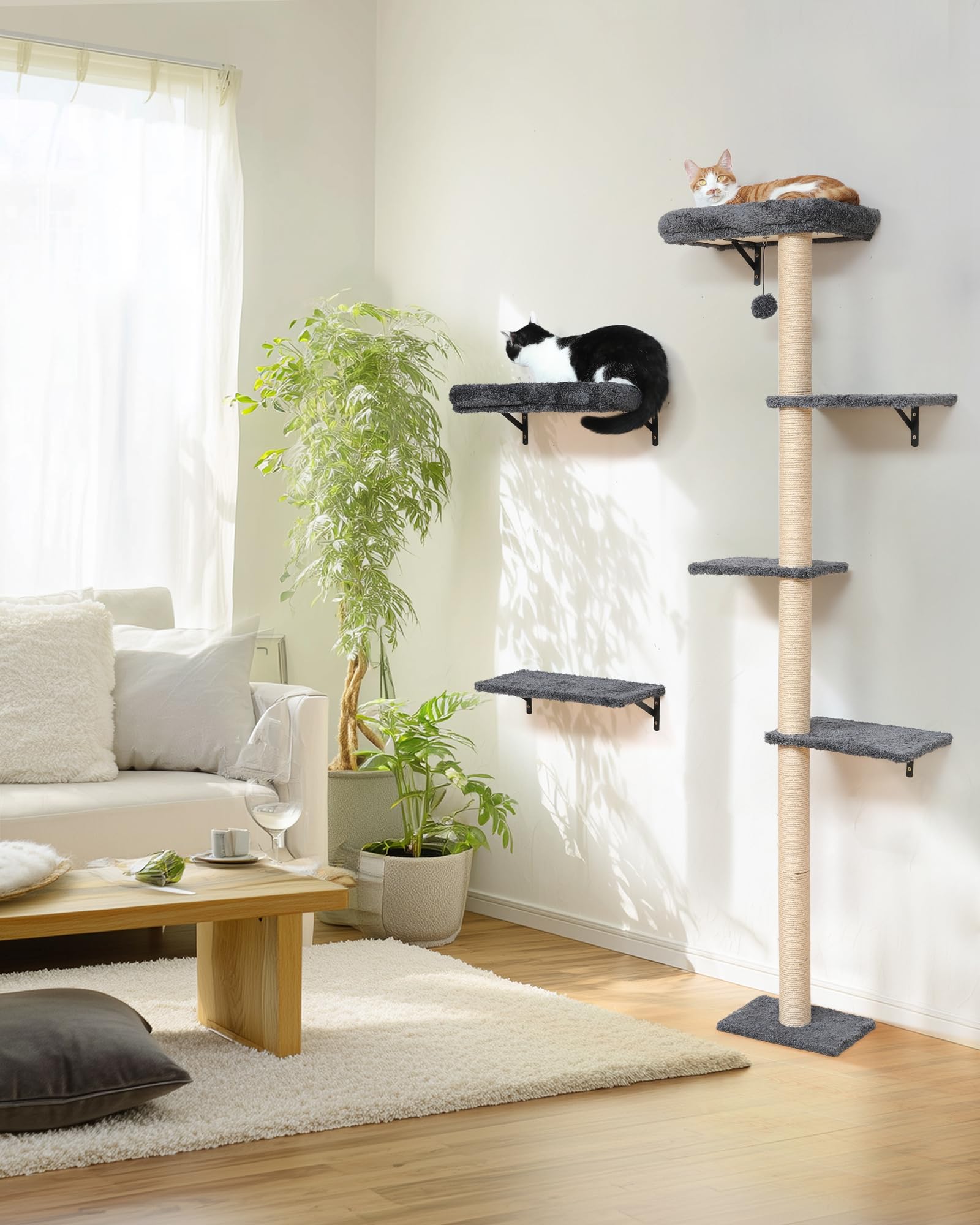 FUKUMARU modular-diy-zona-gatos permite crear tu propio gimnasio felino.