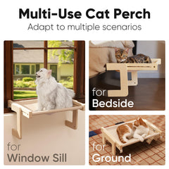 FUKUMARU percha gatos-para-suelo se instala como cama estable