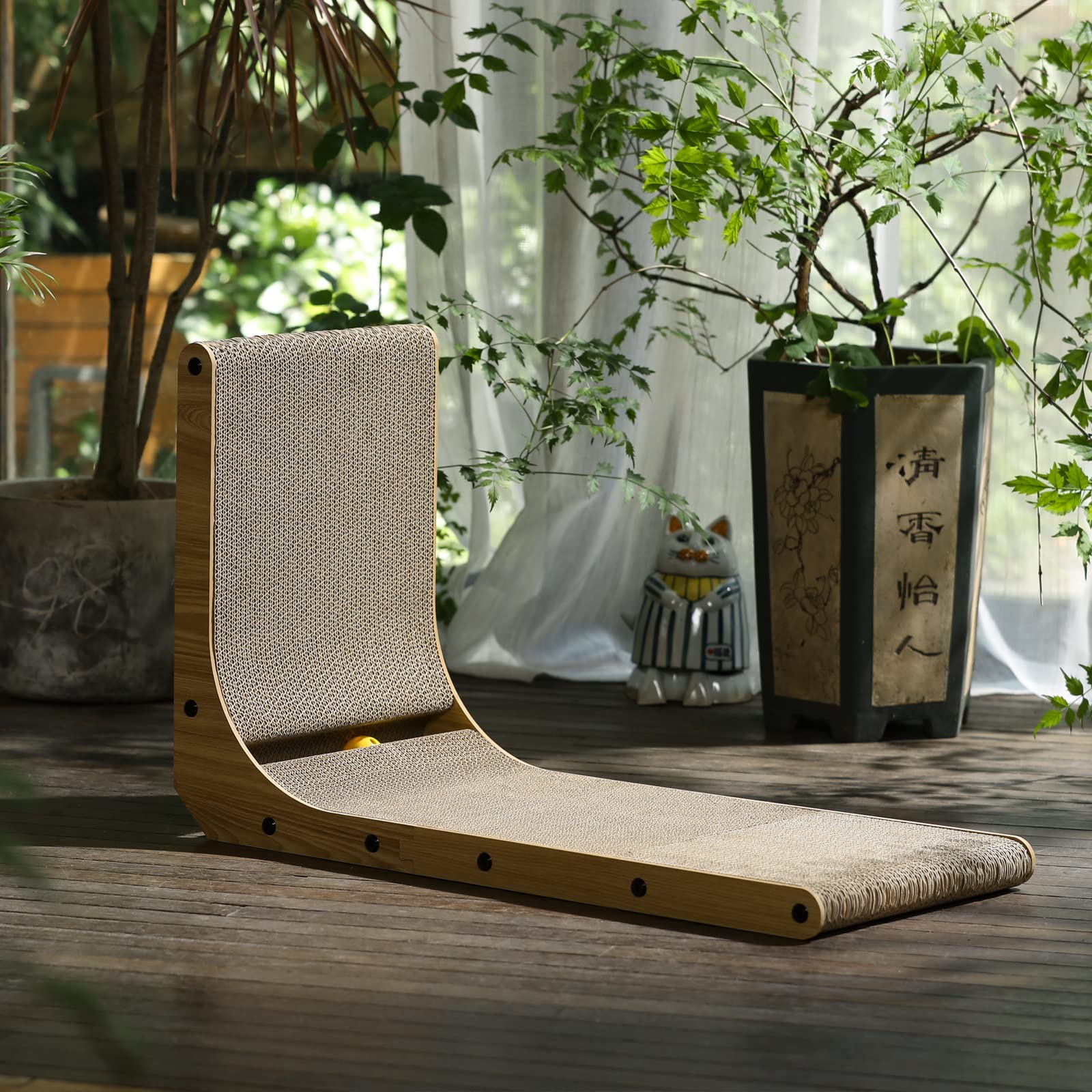 Rascador FUKUMARU dimensiones 26-8 pulgadas, tamaño ideal para gatos
