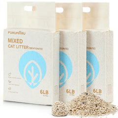 FUKUMARU tofu arenero: control de olor con pellets de 2x30 mm para gatos.