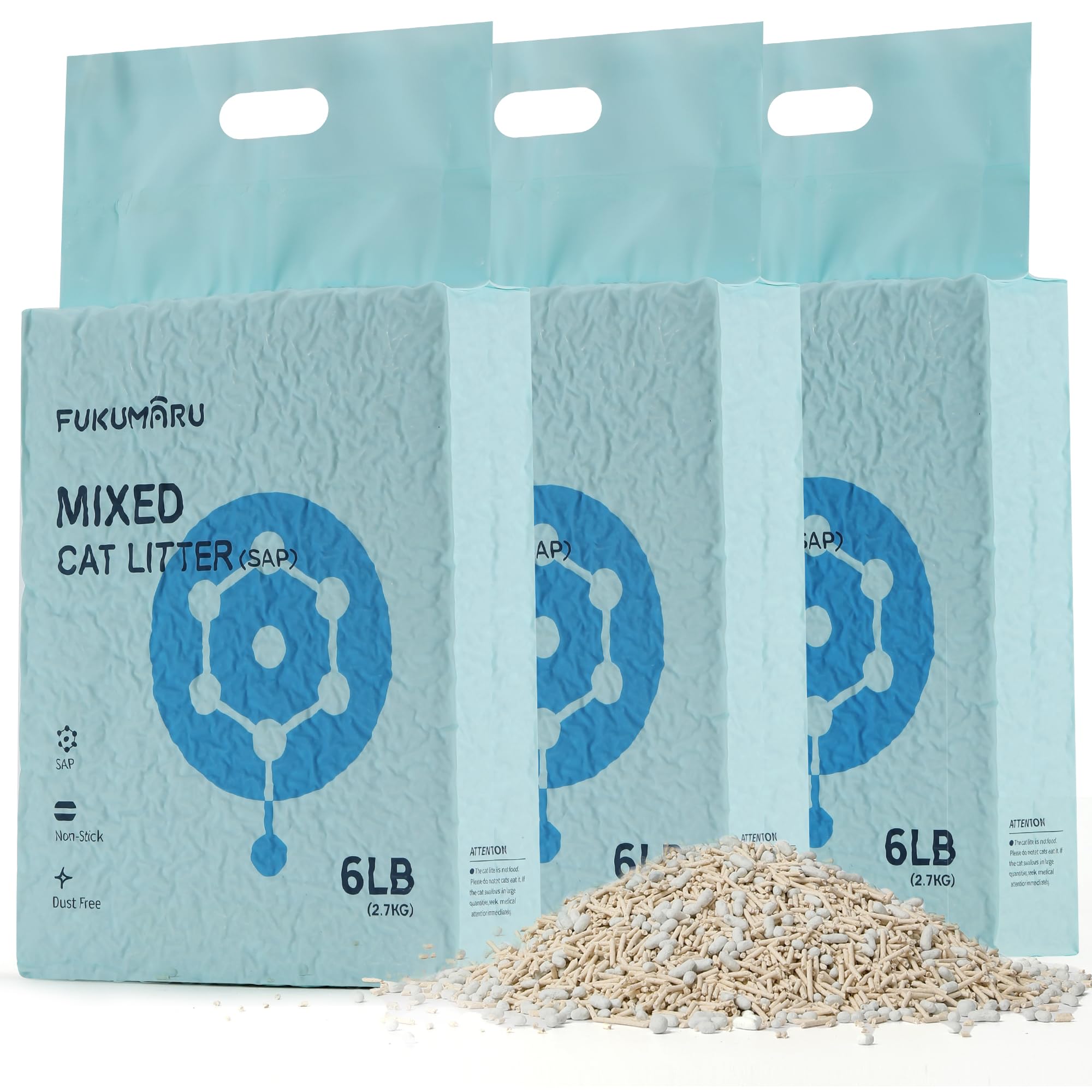 FUKUMARU Tofu Cat Litter: absorción rápida para orina