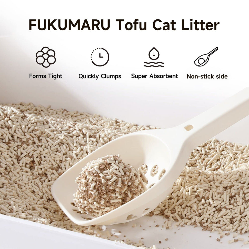 FUKUMARU Tofu Cat Litter: mezcla sin aroma para gatos sensibles