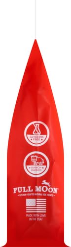 Full Moon Beef Jerky ideal para entrenamiento y refuerzo positivo.
