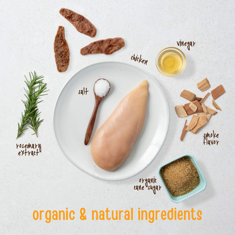 Full Moon chicken tenders cassava root and rosemary image, highlighting simple, real-ingredient snack.