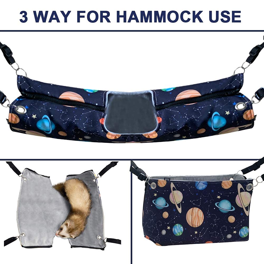 LAVADO fácil de hamaca FULUE, limpieza sencilla para jaula.