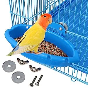 Bañera de aves FunMove, diseño ergonómico para plumaje limpio
