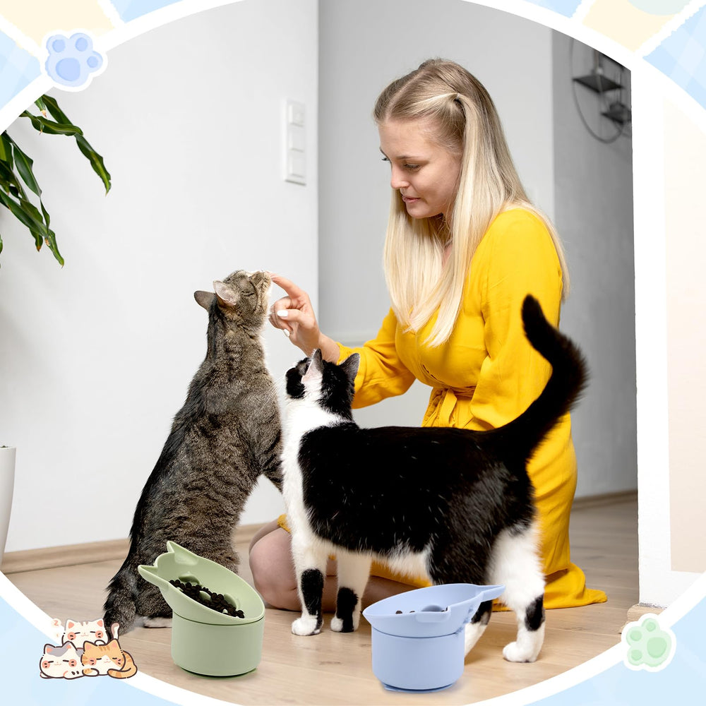 Tamaño ideal para gatos, compatible con comida húmeda y seca