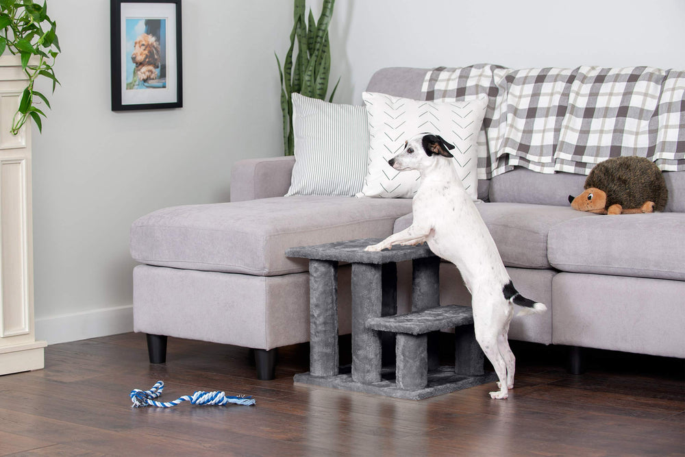 Furhaven Steady Paws: acceso cómodo y gradual para mascotas mayores.
