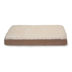 Furhaven cama para perros crema, vista general para descanso cómodo