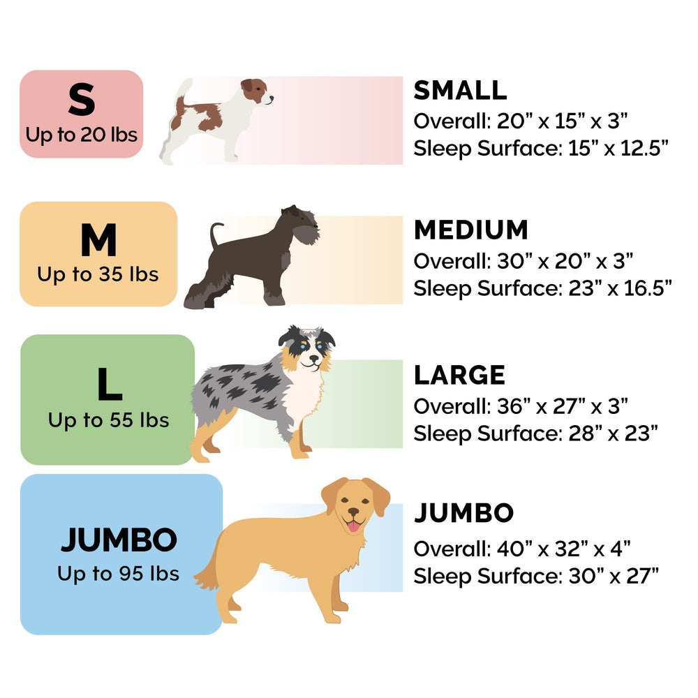 Tamaño Jumbo-XL Furhaven con amplio espacio para estirarse.