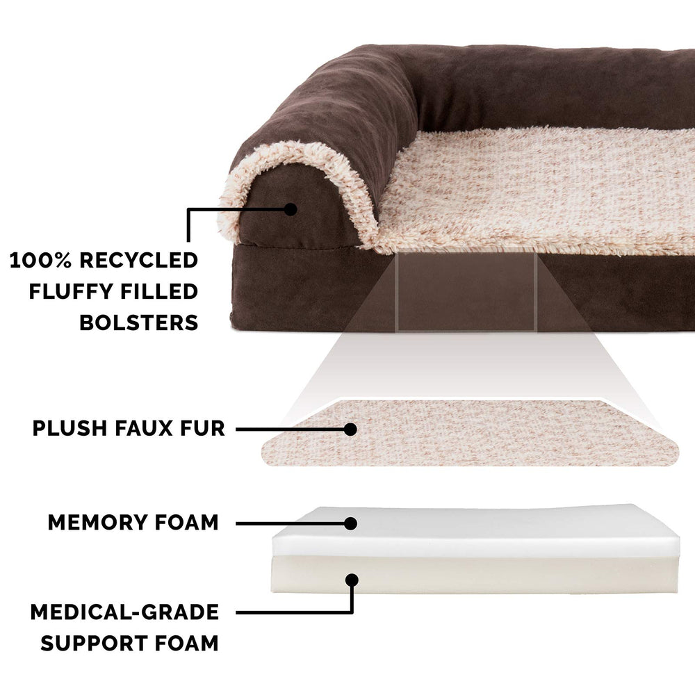 Funda lavable Furhaven para cama de mascota, fácil cuidado