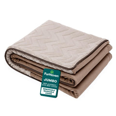 FurHaven funda-cama-perro-terciopelo-plush Brownstone, tacto suave para descanso cómodo.