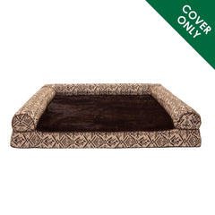Furhaven funda cama perro con cierre oculto, limpieza rápida.