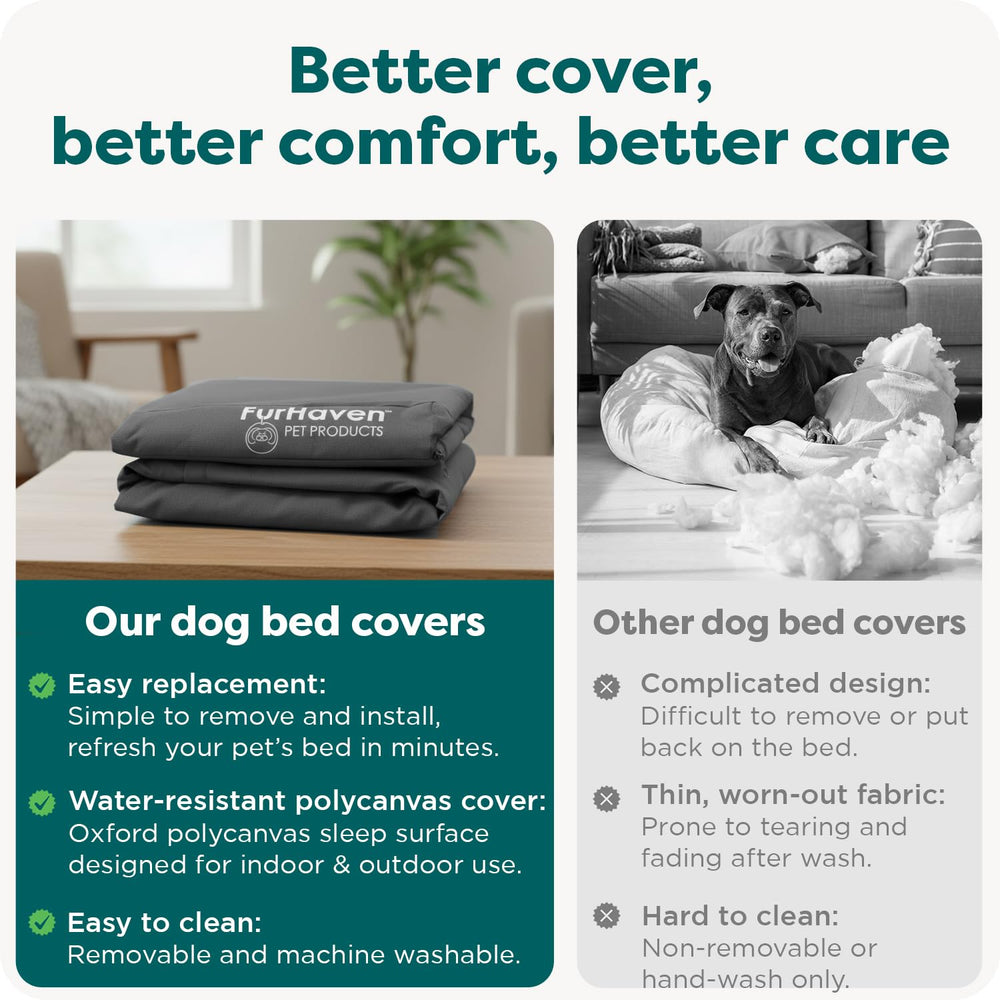 Funda de repuesto FurHaven para transformar la cama existente.