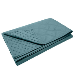 Funda twill acolchada Furhaven para sofá en Azul Nilo, comodidad y protección.