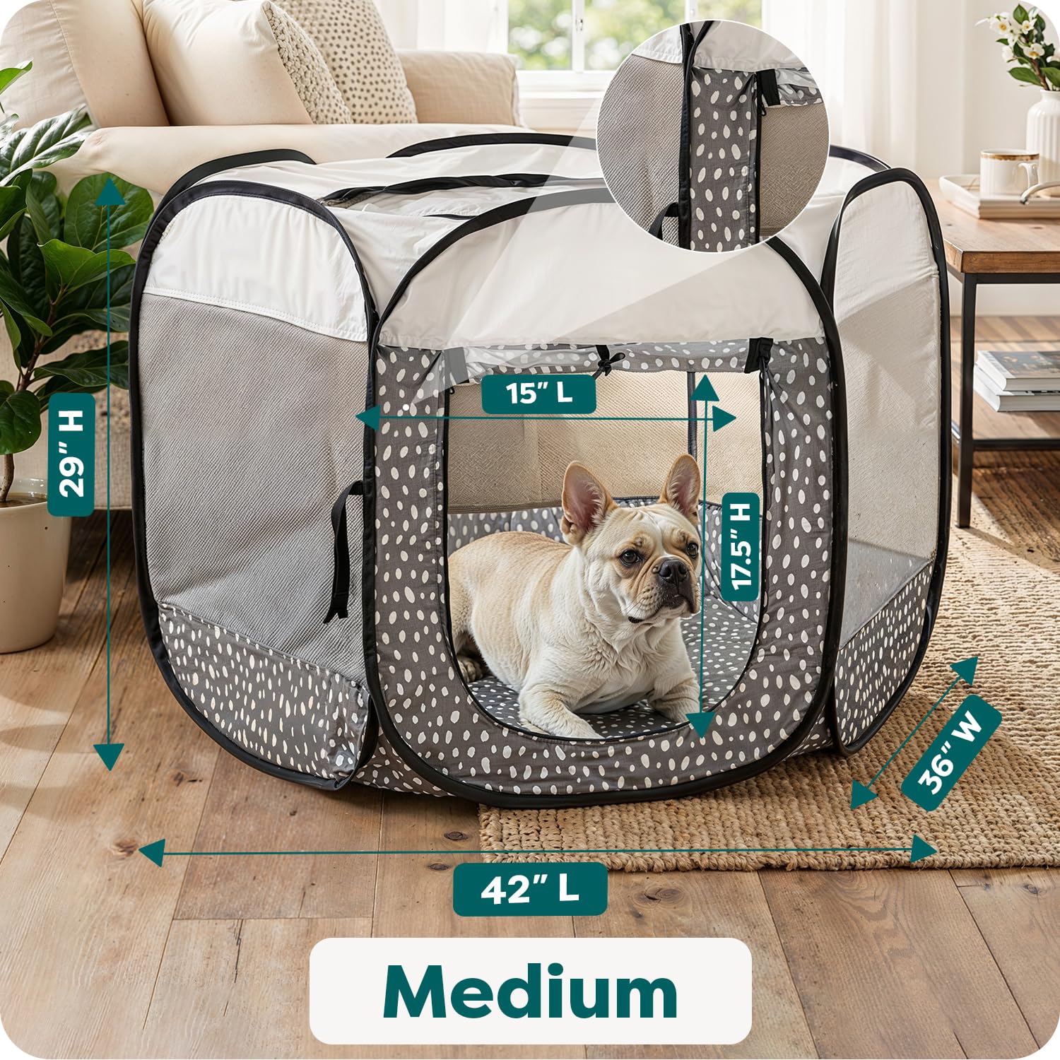 FurHaven, montaje rápido sin herramientas para uso en viaje