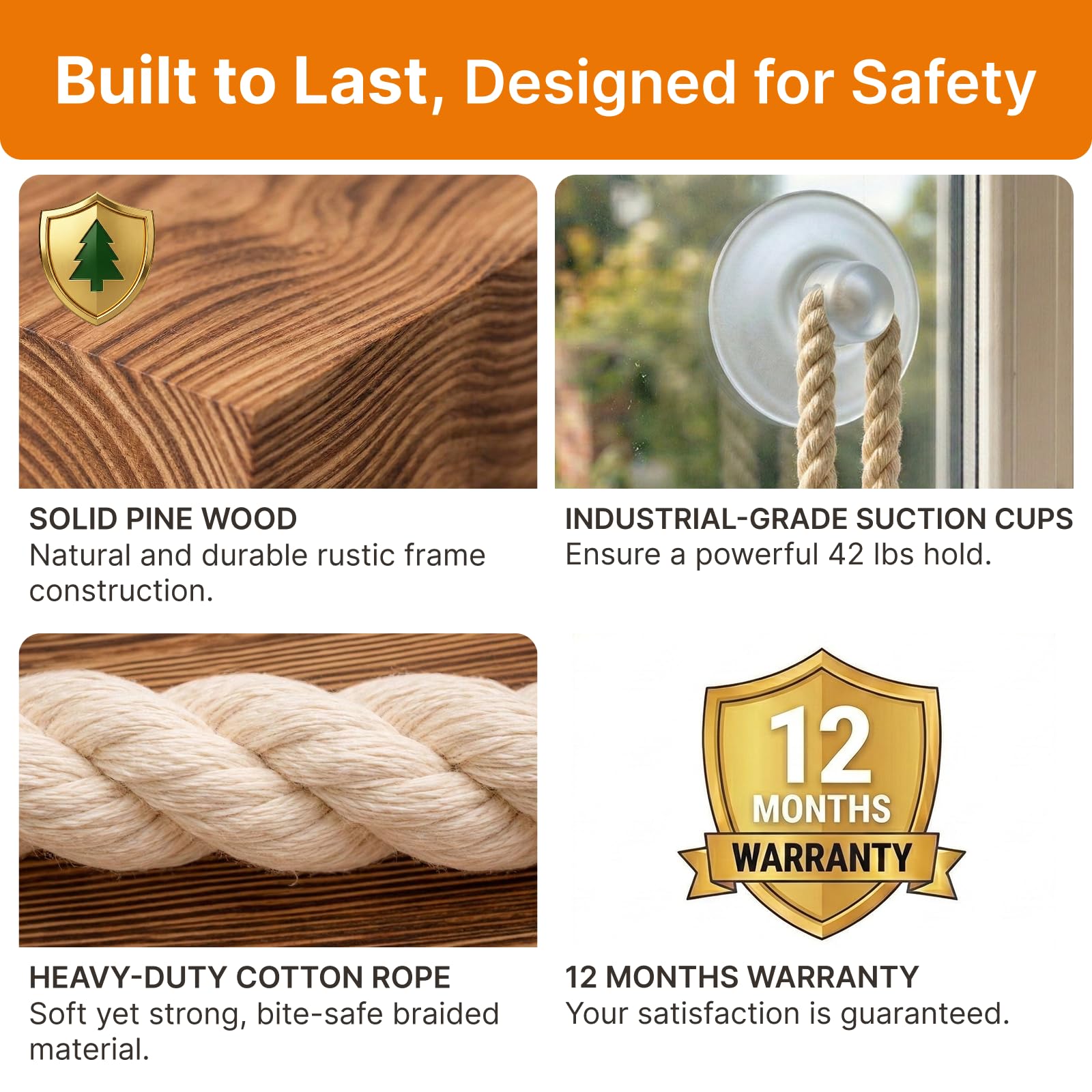 Capacidad de 42 libras de Furrfinity, seguridad para gatos grandes.