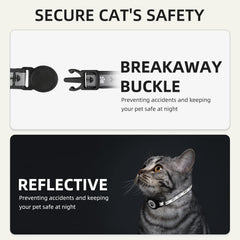 Collar Furrigo AirTag ajustable para gatos en crecimiento