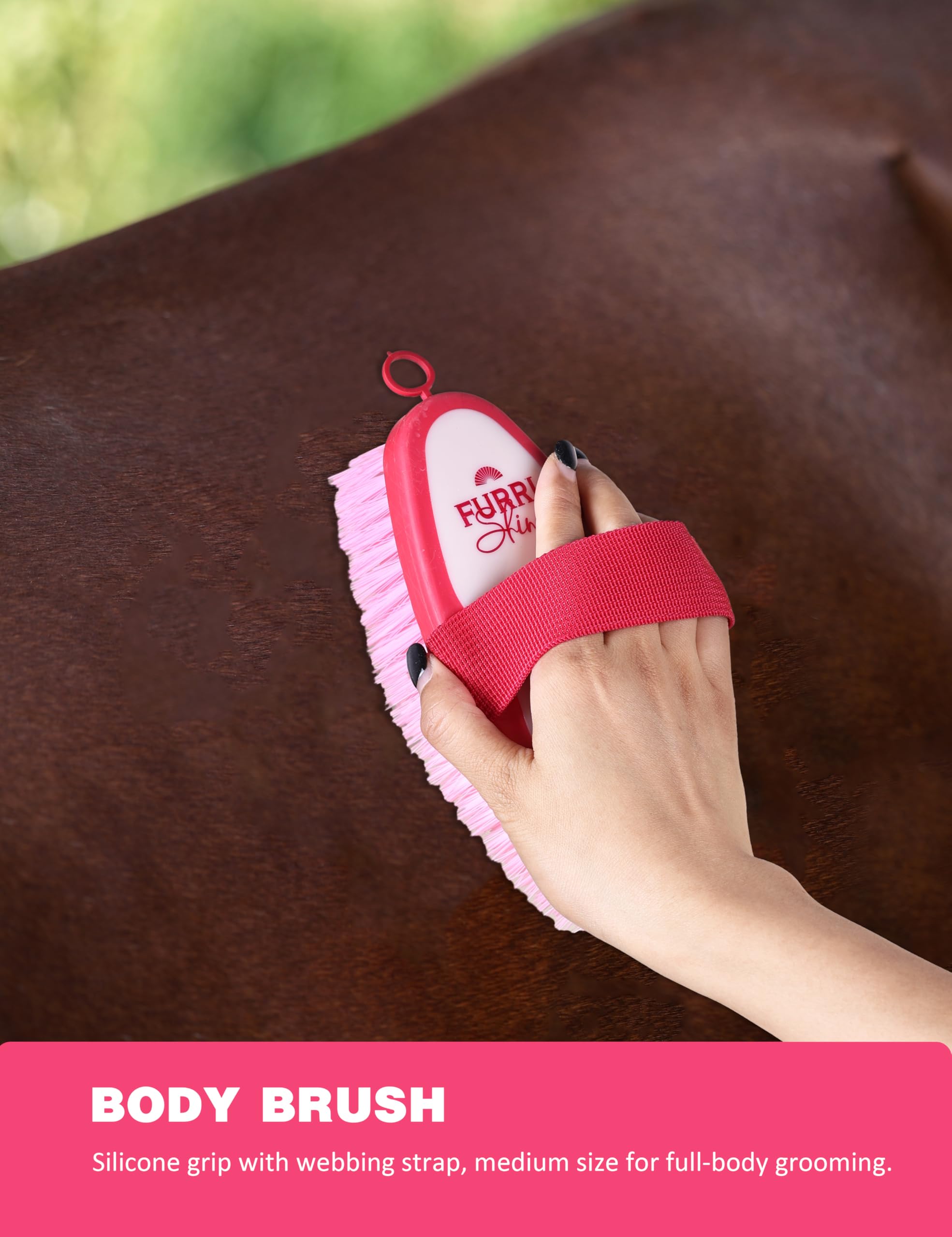 Esponja de baño Furrishine, baño rápido y agradable para el pelaje.