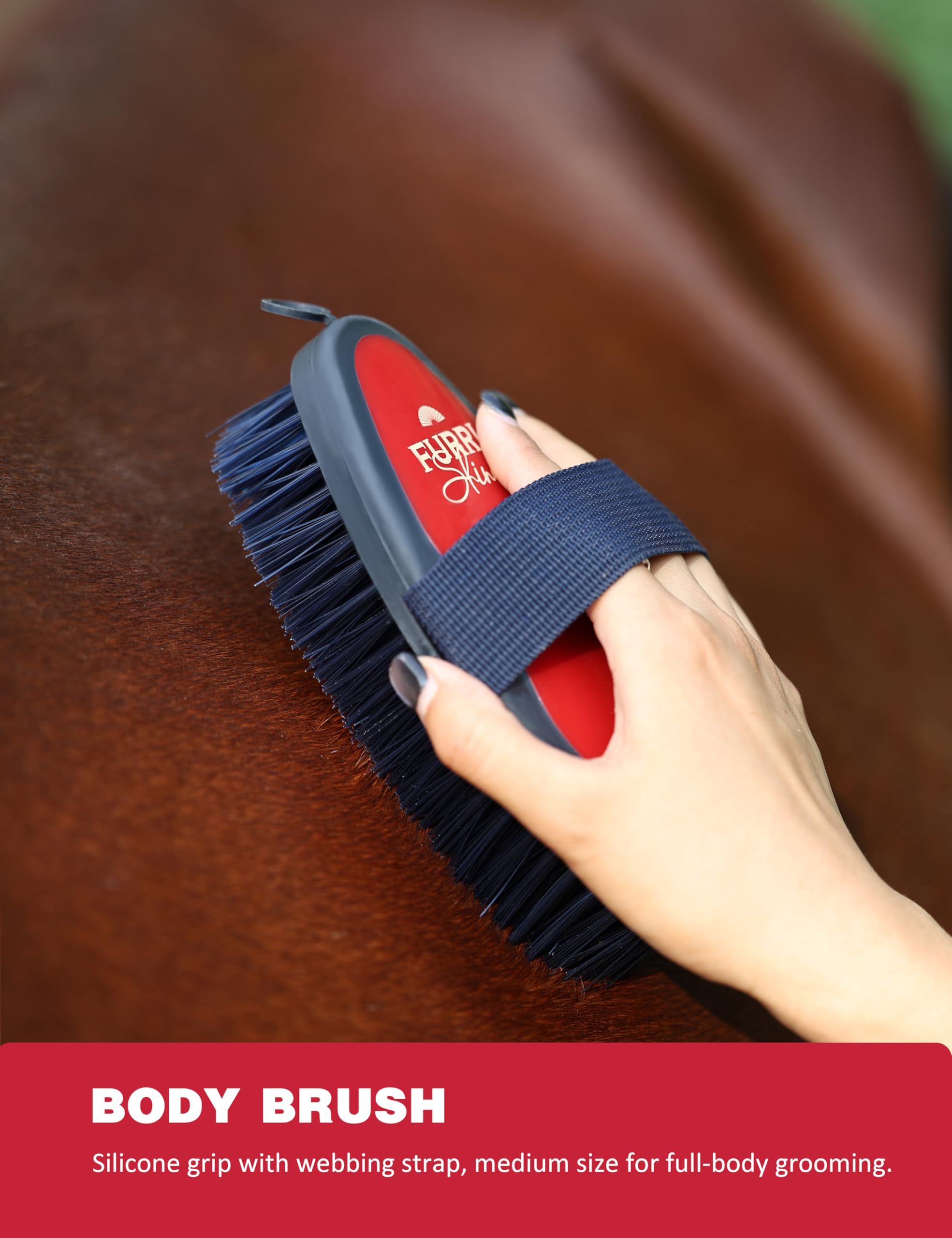 Guante de baño Furrishine para masajes suaves durante la ducha.