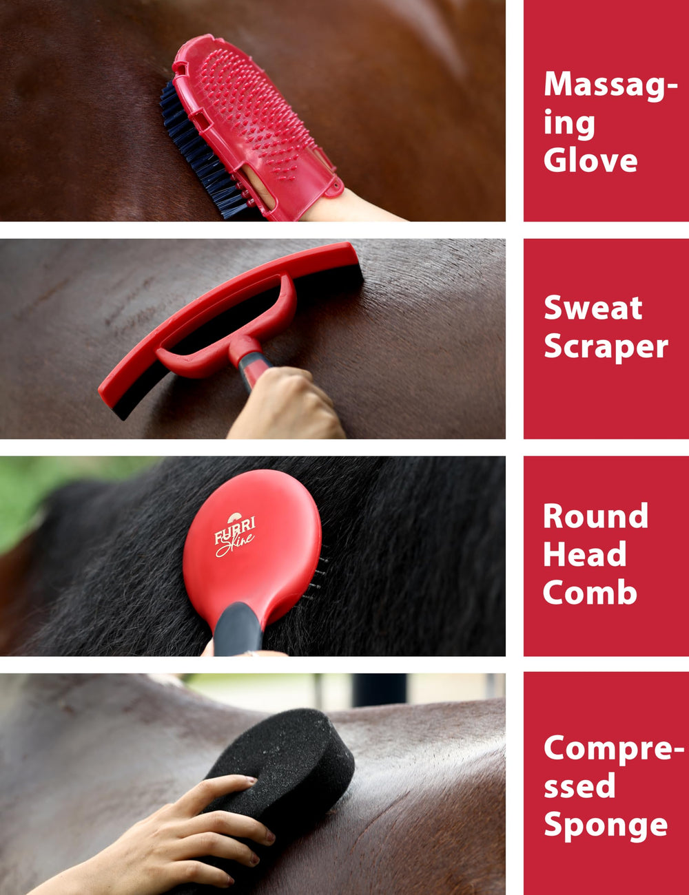 Furrishine kit-pala-casco: pala de casco para retirar residuos en áreas difíciles.